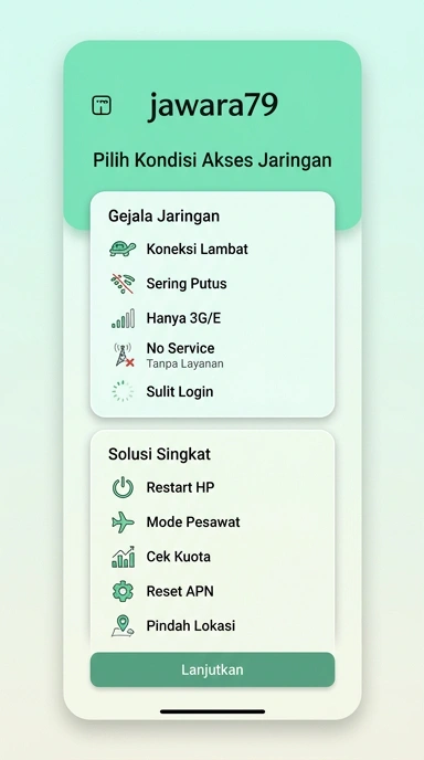 Tampilan link alternatif jawara79