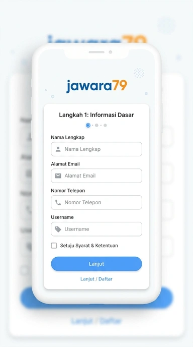 Tampilan halaman daftar jawara79